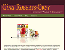 Tablet Screenshot of ginaroberts-grey.com